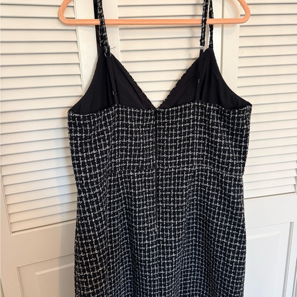 Abercrombie & Fitch Black and White Tweed Dress - Picture 2 of 4